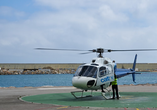 Helicopter in Barcelona helicopter