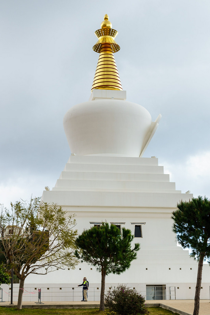 Buddhist stupa of enlightment